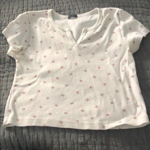 Brandy Melville Cherry Crop Top